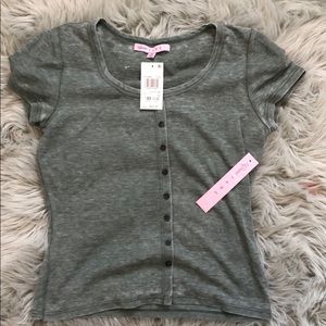 Olive green tee